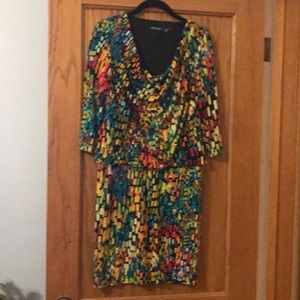 Ellen Tracy scoop neck dress